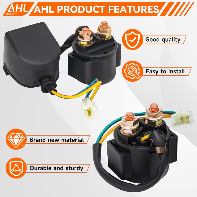 AHL Starter Solenoid Relay for Honda CB550 CB550F CB550K 550 Super Sport/Four 1975 1976 1977 1978 - Image 4